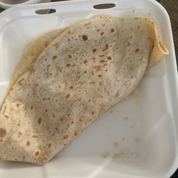 Cheese Quesadillas with chicken! I ordered a shredded beef.