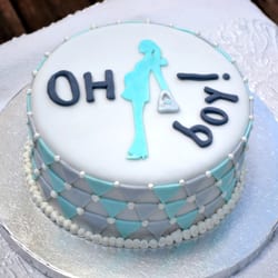 Two Sisters and A Cake - Prego lady baby shower cake