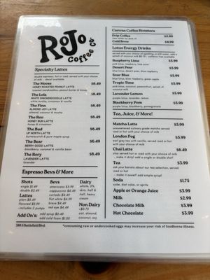 Menu photo 2 RoJo Coffee Chesapeake, VA