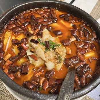 Chef K - Fish Szechwan Fish Fillet In Hot Chili Oil- spicy and delicious - Chinese Near Me - Temecula, California