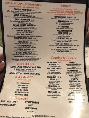 Menu photo 3 Fatty’s Taphouse Stafford, VA
