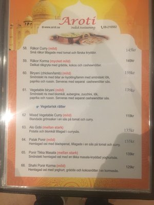 Menu photo 3 Aroti Stockholm, AB