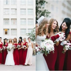 Bella Bridesmaids - Loved working with Britney and her beautiful girls!! Gorgeous winter wedding in New Orleans
