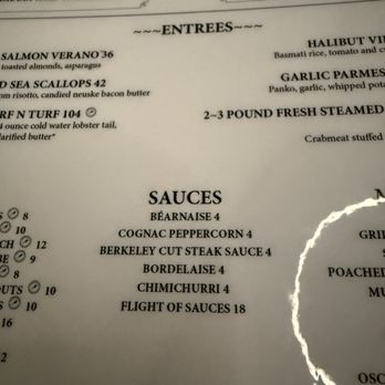 Berkeley Cut Steakhouse - Sauce flight - Steakhouses Near Me - Seaside Park, New Jersey