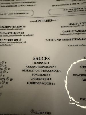 Menu photo 2 Berkeley Cut Steakhouse Seaside Park, NJ