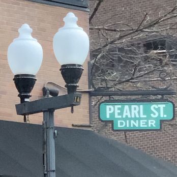 Pearl Street Diner - Pearl Street Diner entrance corner sign - Diners Near Me - Albany, New York Pearl Street Diner - Pearl Street Diner entrance corner sign - Diners Near Me - Albany, New York