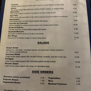 Brasilia - Menu - Brazilian Near Me - Saint Louis, Missouri Brasilia - Menu - Brazilian Near Me - Saint Louis, Missouri