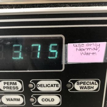 Santa Fe Trail Laundry Mat - Price and note to use normal and warm - Laundromat Near Me - Lamar, Colorado