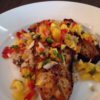 Salt on Mass - Rockfish with mango salsa - Seafood Near Me - Indianapolis, Indiana Salt on Mass - Rockfish with mango salsa - Seafood Near Me - Indianapolis, Indiana
