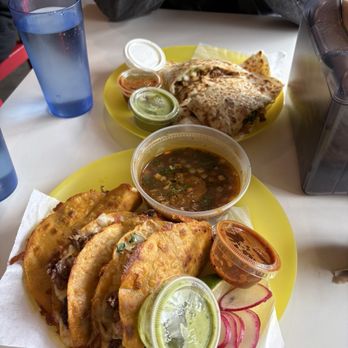 Carmelo's Tacos - Crispy Quesabirria and Al Pastor Quesadilla - Mexican Near Me - Seattle, Washington