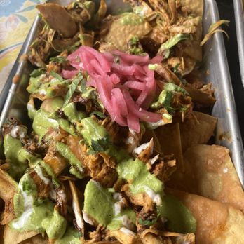 Saucy Chick Indi-Mex Eatery - Nachos were light and tasty - Indian Near Me - Pasadena, California