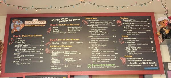 Menu photo 1 The Hotdogger Davis, CA Menu photo 1 The Hotdogger Davis, CA