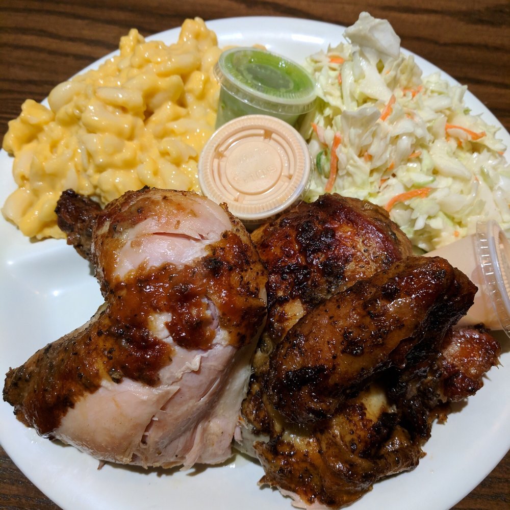 Don Pollo - Half chicken, Mac, coleslaw - Latin American Near Me - Gaithersburg, Maryland Don Pollo - Half chicken, Mac, coleslaw - Latin American Near Me - Gaithersburg, Maryland