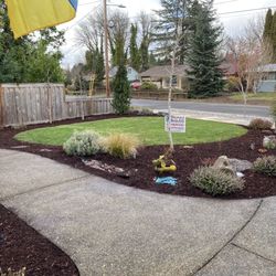 H2 Lands Maintenance - Fresh mulch down another happy customer. Do you need help with your lawn or yard clean up I can help.