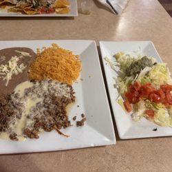 Jardin Mexican Restaurant - Burrito meal without the tortilla