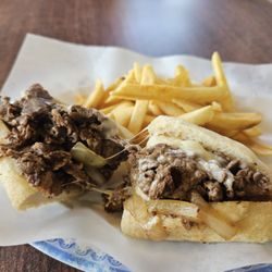 Milos - Close-up of the Plain Original Philly Steak