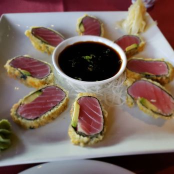 Blue Ocean - Kim's tuna rolls. Very tasty riceless rolls. - Sushi Bars Near Me - Lewisville, Texas