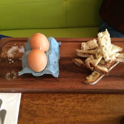 Brew Cafe - Boiled eggs.