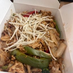 Pad kea mao chicken Pad kea mao chicken
