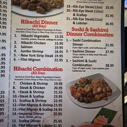 Yamato Steakhouse - New menu page 3