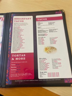 Menu photo 1 La Cocina Mexicana San Antonio, TX Menu photo 1 La Cocina Mexicana San Antonio, TX