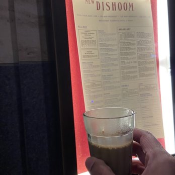 Dishoom - Complimentary chai (Indian tea) while you wait in LONG lines - Indian Near Me - London, XGL