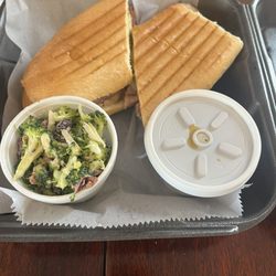 Central Station - Cuban Panini with broccoli salad