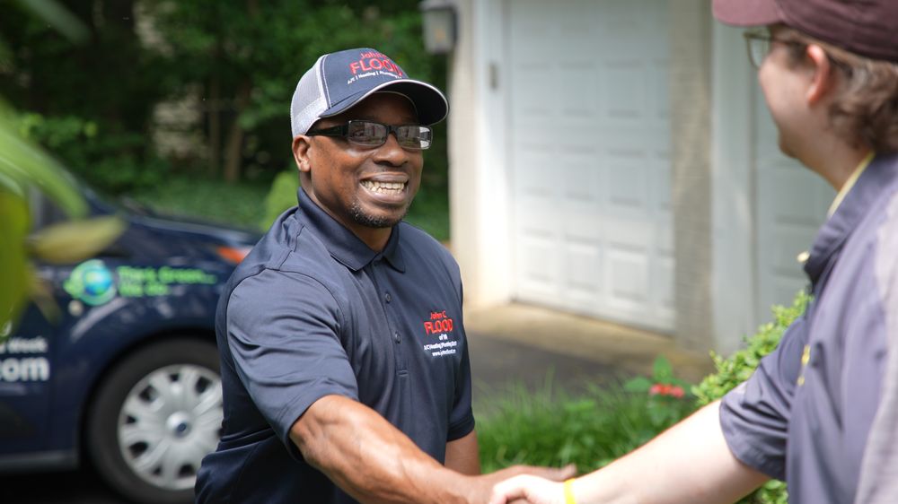 Slide of John C. Flood of VA