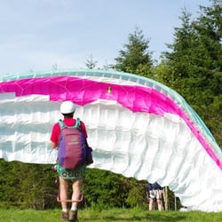 Parafly Paragliding - launch!