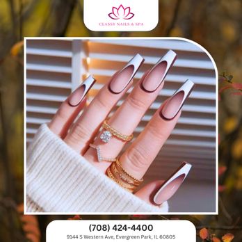 Classy Nails & Spa - Nail Salons Near Me - Evergreen Park, Illinois