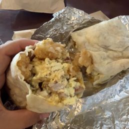 Sausage Breakfast Burrito