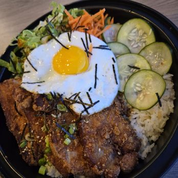 Buldogis Eatery - Crispy pork belly rice bowl - Hot Dogs Near Me - Las Vegas, Nevada Buldogis Eatery - Crispy pork belly rice bowl - Hot Dogs Near Me - Las Vegas, Nevada
