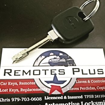Remotes Plus - Keys & Locksmiths Near Me - Bryan, Texas Remotes Plus - Keys & Locksmiths Near Me - Bryan, Texas