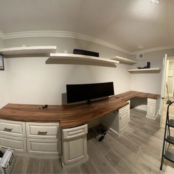 Ricky's Carpentry Solutions - Custom adjustable desk and bookshelf! - Carpenters Near Me - Pomona, California