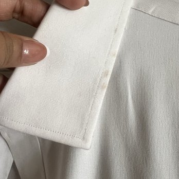 Complete Cleaners - Stains along the collar of the shirt - Dry Cleaning Near Me - Union City, California
