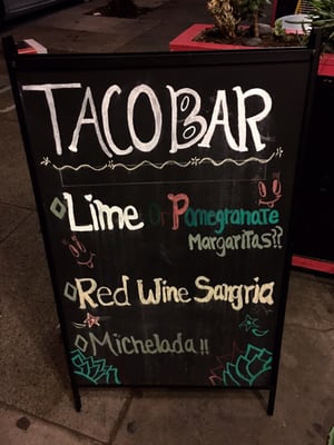 Menu photo 2 TacoBar San Francisco, CA