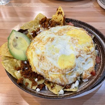 Eggcited Brunch House - Chilaquiles with chorizo. - Breakfast & Brunch Near Me - McKinney, Texas Eggcited Brunch House - Chilaquiles with chorizo. - Breakfast & Brunch Near Me - McKinney, Texas