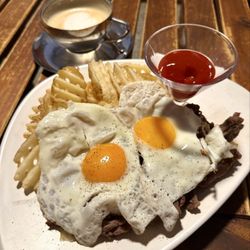 Azuca - Steak and eggs!