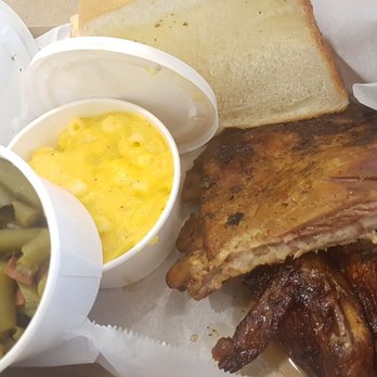 Mustard Seed - 2 meat combo of ribs and wings. With green beans and mac n cheese. A piece of white bread. Mehhh... - Barbeque Near Me - Atlanta, Georgia Mustard Seed - 2 meat combo of ribs and wings. With green beans and mac n cheese. A piece of white bread. Mehhh... - Barbeque Near Me - Atlanta, Georgia