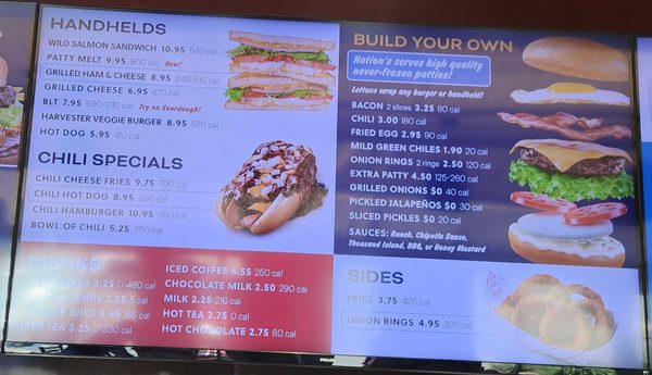 Menu photo 1 Nation's Giant Hamburgers Modesto, CA