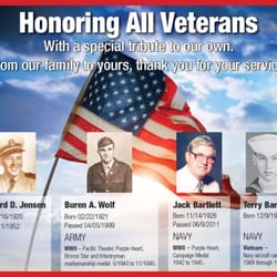 Bartlett's Hearing Aid Center - Memorial Day add 2014