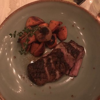 L'Ermitage - Duck Brest with sweet potatoes - French Near Me - Beverly Hills, California