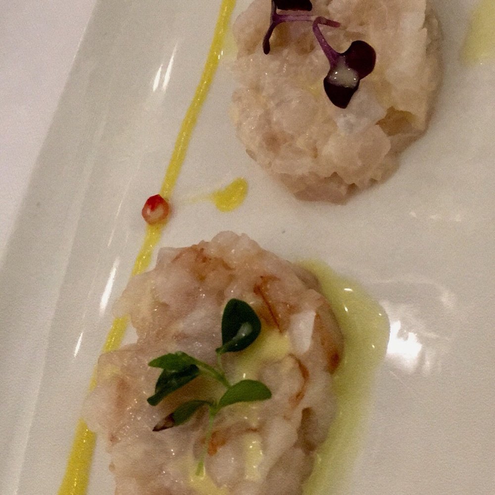 Il Porto di Ripetta - Sea bass and shrimp tartare - Seafood Near Me - Rome, RM Il Porto di Ripetta - Sea bass and shrimp tartare - Seafood Near Me - Rome, RM