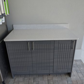 Top Granite and Kitchen - Sparkling White Quartz outside countertop done by Top Granite and Kitchens! - Kitchen & Bath Near Me - Fort Myers, Florida Top Granite and Kitchen - Sparkling White Quartz outside countertop done by Top Granite and Kitchens! - Kitchen & Bath Near Me - Fort Myers, Florida