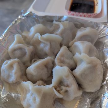 Sunny Dumpling House - Chive & Pork Dumplings (Water-Boiled) - Dim Sum Near Me - San Diego, California Sunny Dumpling House - Chive & Pork Dumplings (Water-Boiled) - Dim Sum Near Me - San Diego, California