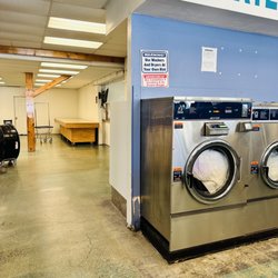 Shelton Laundry - Folding area in the back.