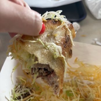 Roundhouse Deli - See the tri tip inside taco - Delis Near Me - Roseville, California