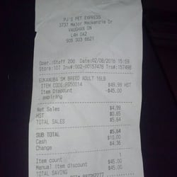 PJ's Pet Express - unbelievable discount