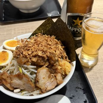 Kitakata Ramen Ban Nai - Jiro-style Shoyu Ramen Deluxe (Limited Time ONLY) - Ramen Near Me - Irvine, California Kitakata Ramen Ban Nai - Jiro-style Shoyu Ramen Deluxe (Limited Time ONLY) - Ramen Near Me - Irvine, California