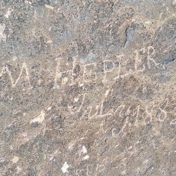 Massacre Rocks State Park - Emigrant signature carvings - Campgrounds Near Me - American Falls, Idaho